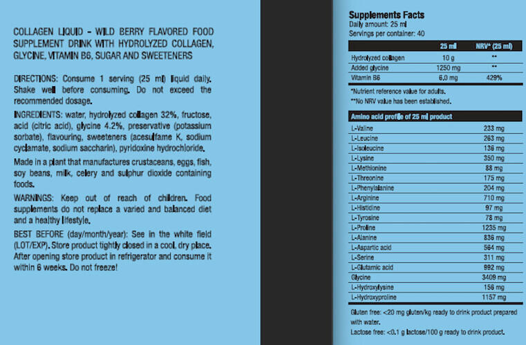 Collagène - Collagen Liquid - Baies 1000ml 3/3