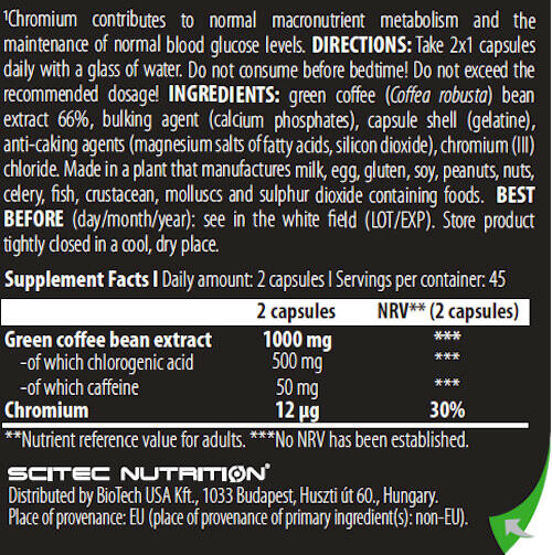 Caféine - Green Coffee Complex - 90 Gélules 3/3
