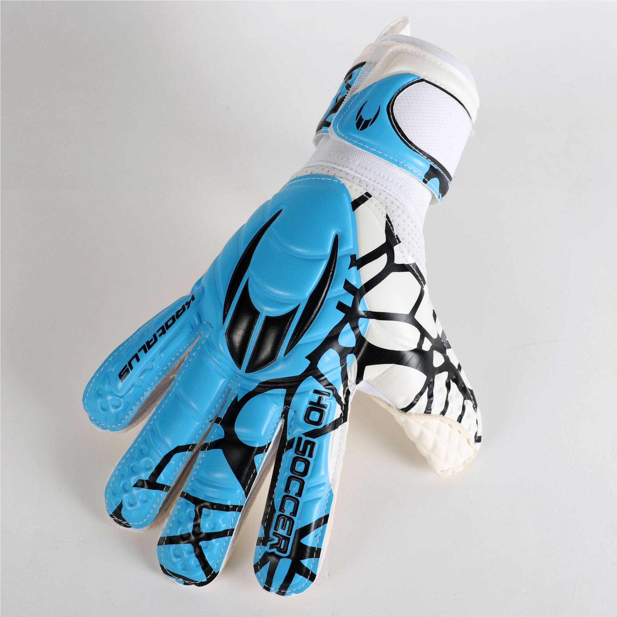 Guante de portero Ho Soccer Niño Krotalus II FL Hardground Azul 4/6