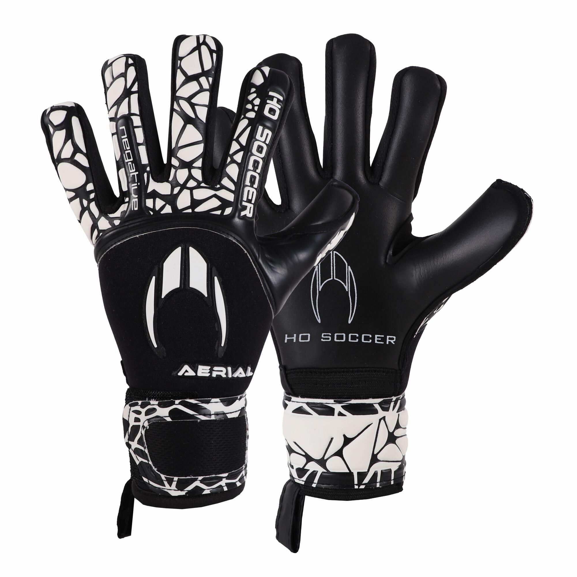 Ho Soccer - Gants De Gardien De But De Football Aerial Iii Ng Black Shadow - Gants De Gardien - Bleu|noir - 3 - Decathlon
