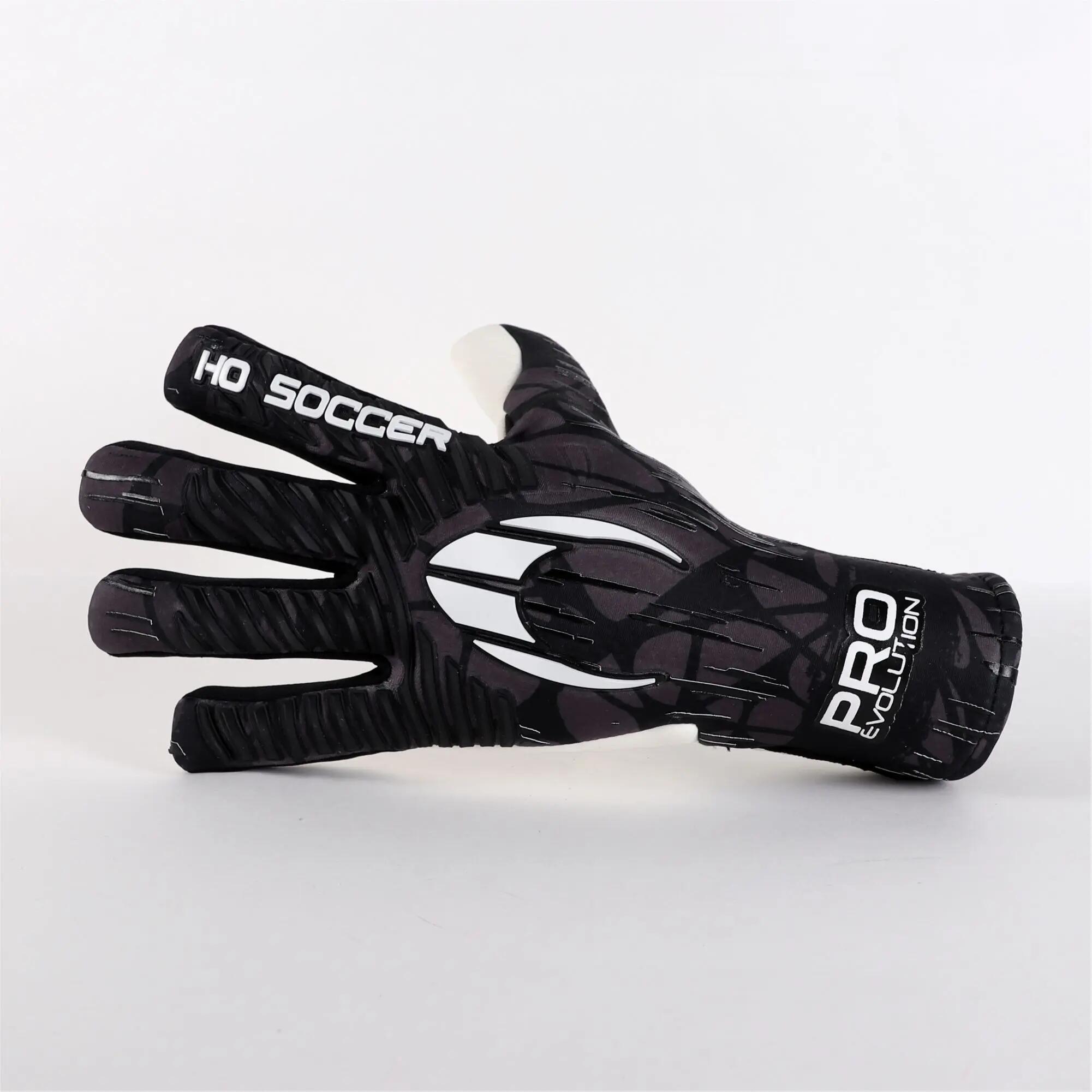 Guanti da portiere Ho Soccer per Bambino Pro Evolution II NG Nero 6/7