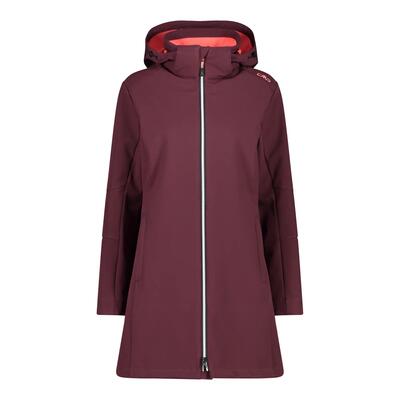 Dames parka met rits en capuchon cmp