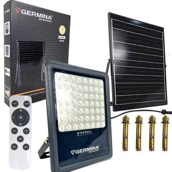 Naświetlacz ledowy z panelem solarnym Gemini 300W Germina