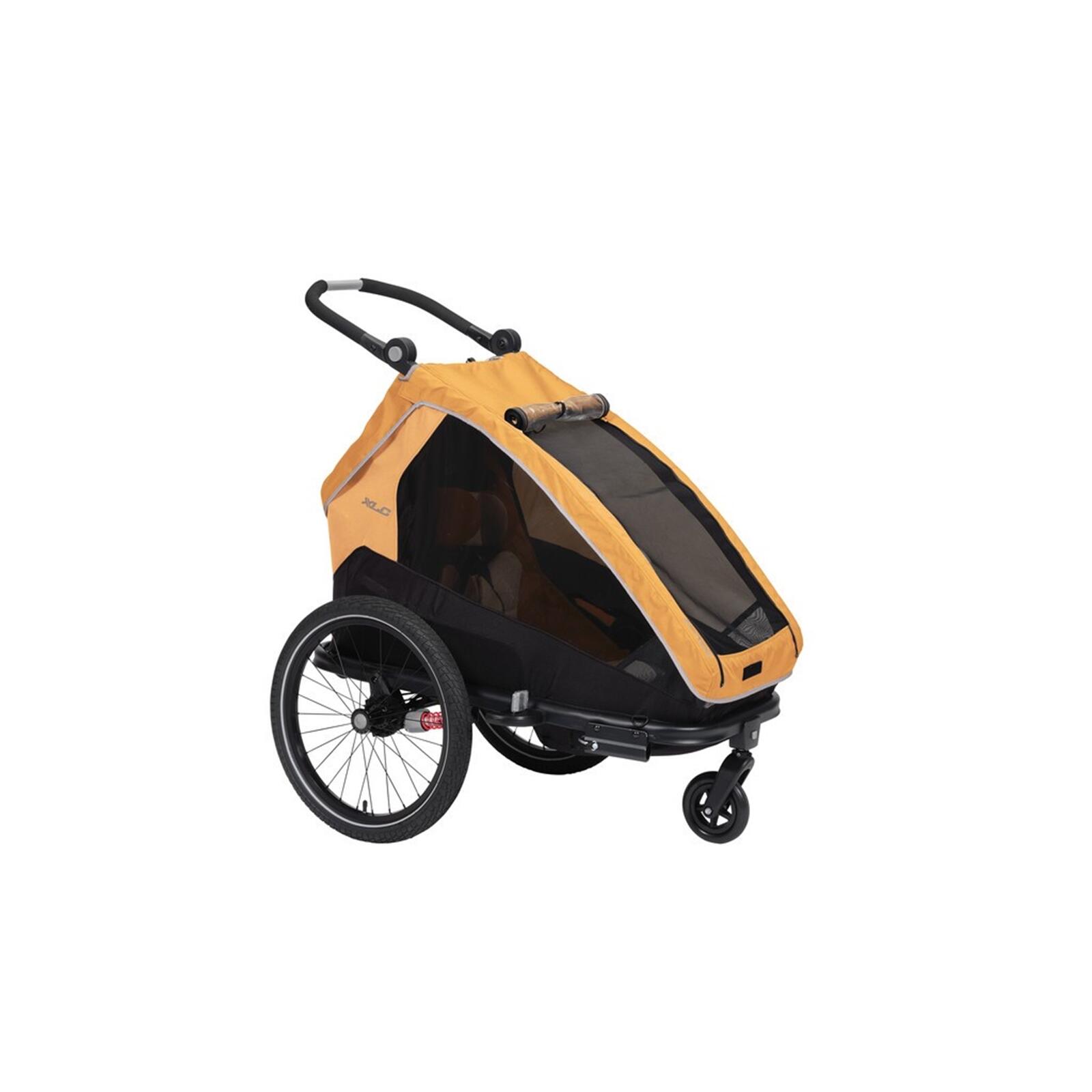 Xlc - Remorque Pour Vélo Mono S Bs-c09, Marigold - Manivelle - Jaune - Taille Unique - Decathlon