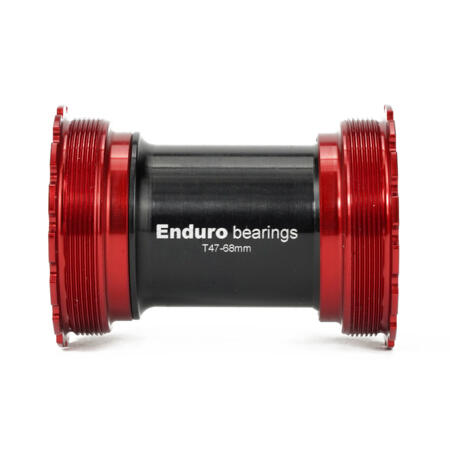 Suporte inferior Enduro Bearings T47 BB A/C SS-T47-BB30-Red 2/3