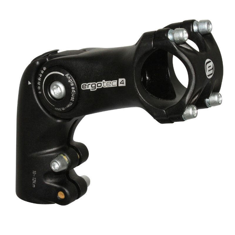 ERGOTEC Potence VTT Urbain-Trekking reglable rehausse alu pour fourche Ergotec Octopus 2