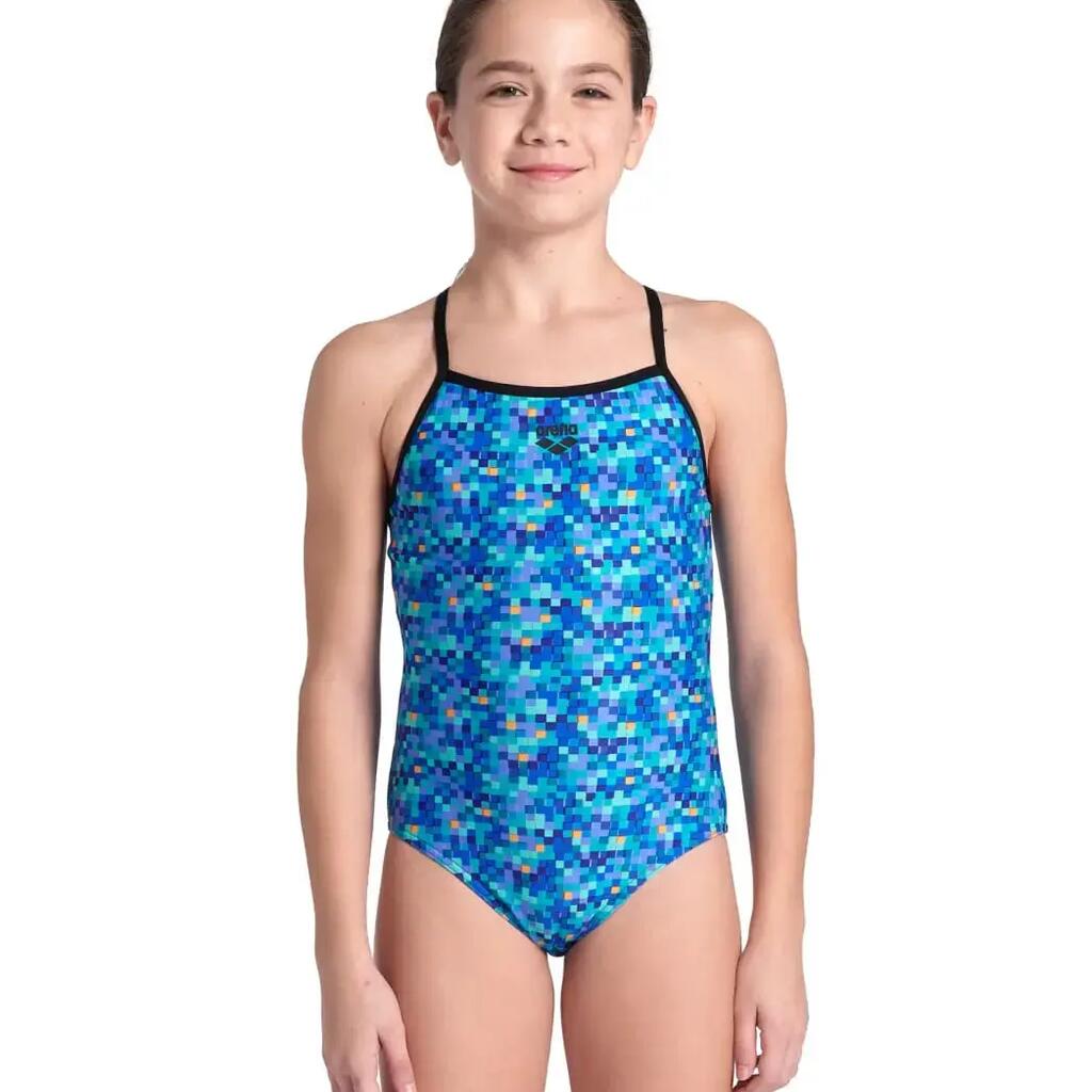 One-piece swimsuit for girls Arena Pooltiles Lightdro