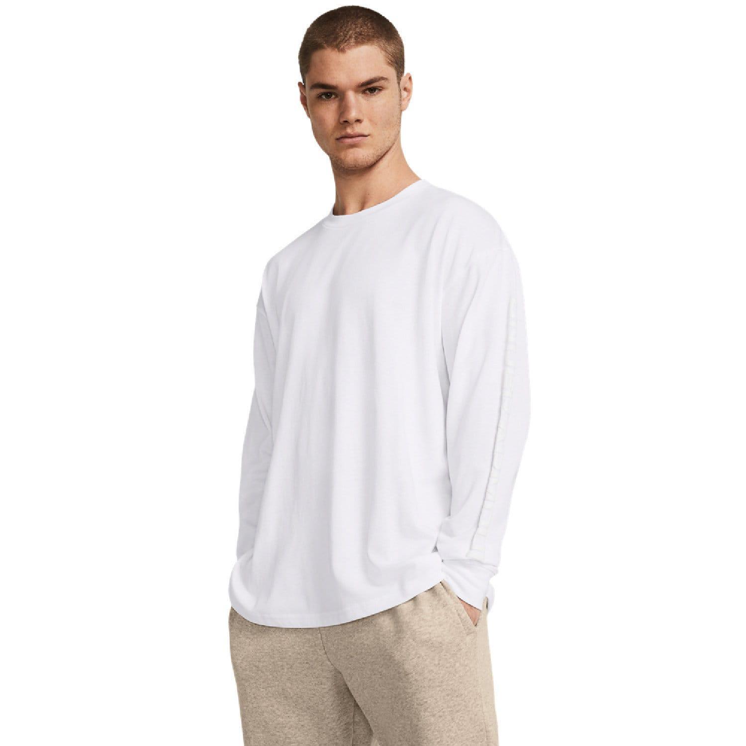Under Armour Mens Tonal Logo Heavyweight Long-Sleeved T-Shirt