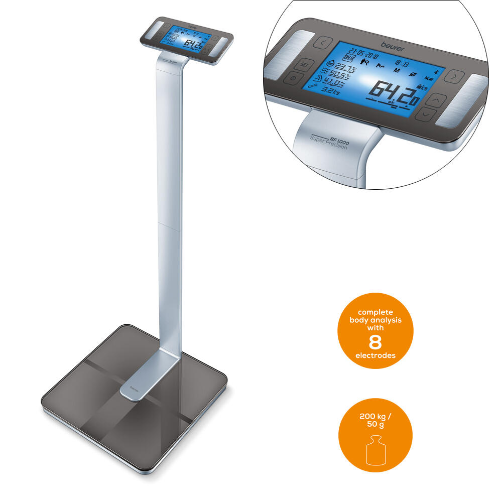 Balance impédancemètre de précision connecté Beurer BF 1000 2/5