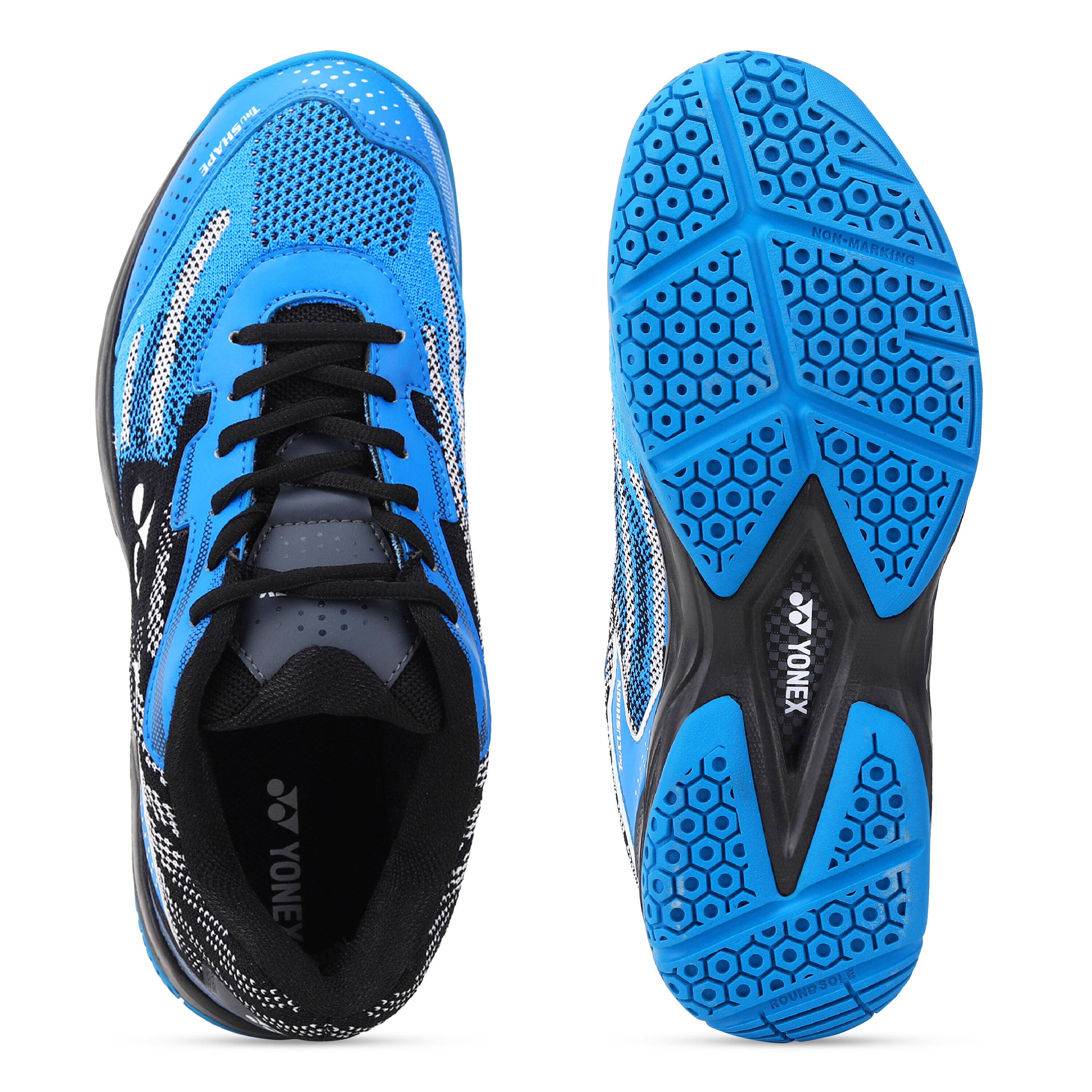 YONEX Badminton Shoes V 200I Hyper Royal Slate Black -  5
