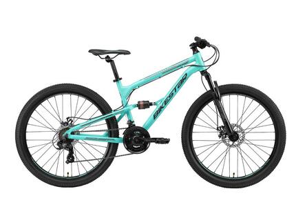 VTT 27.5" aluminium, tout suspendu, 21 vitesses, frein à disque