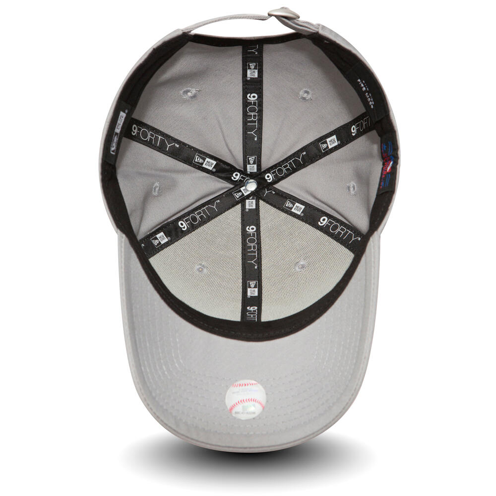 New Era The League Essential MLB Cap Nieuw Yo Kleur Grijs/Wit 5/5