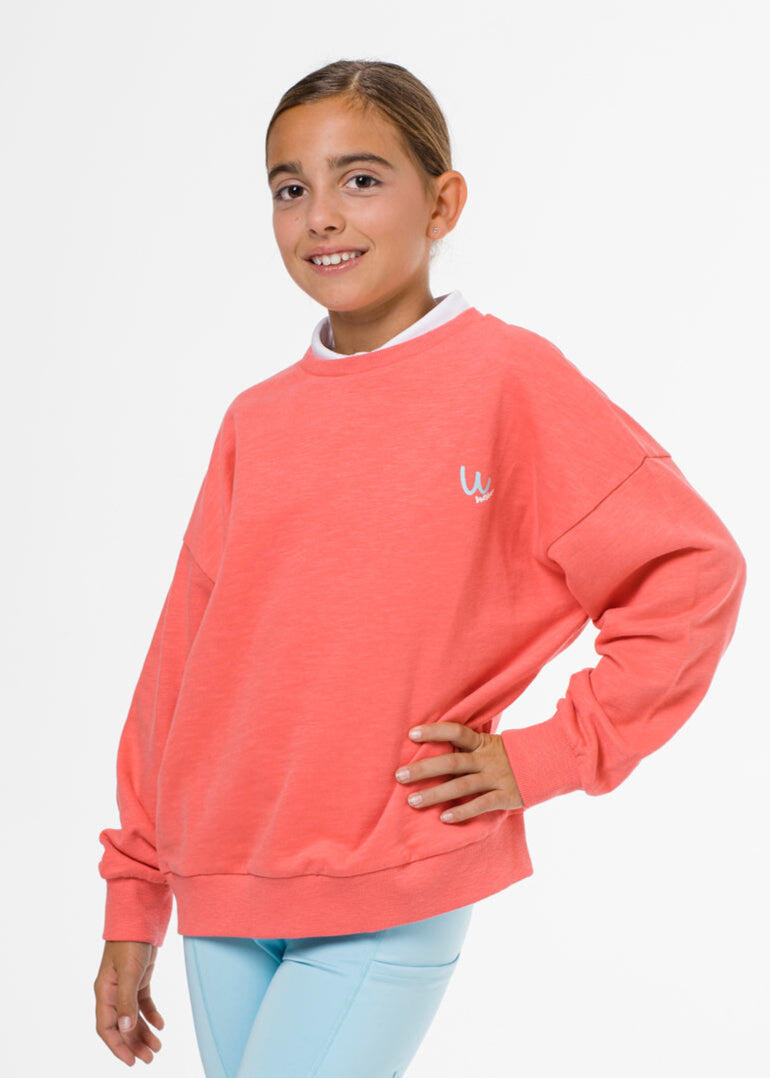 Moletom de golfe coral sem capuz unissex 2/6