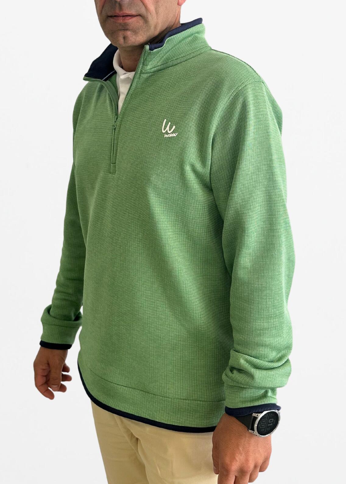 Pile da golf verde unisex 3/4