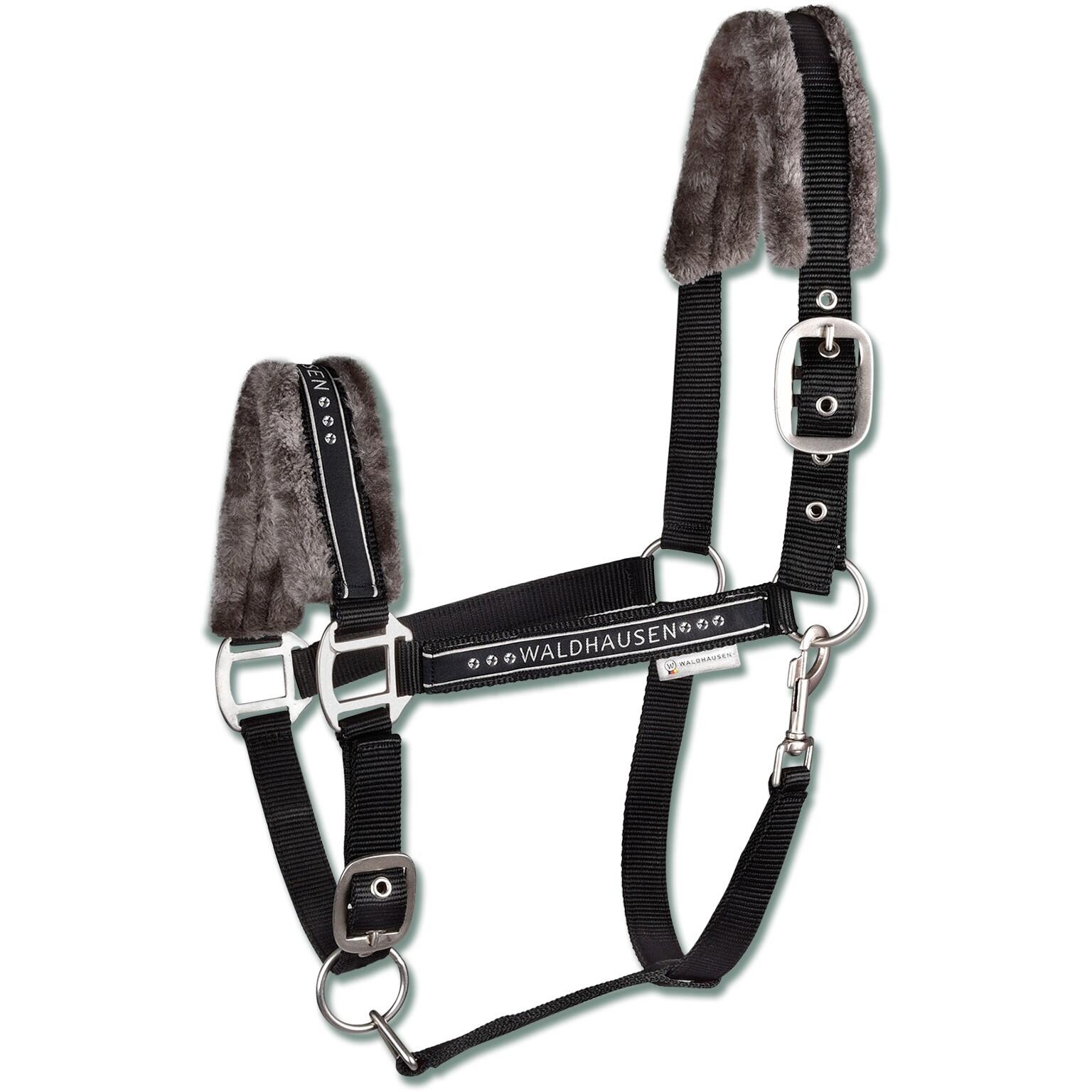Waldhausen - Licol Pour Poney Avec Fourrure Waldhausen Elegant - Licol - Noir - Ps - Decathlon