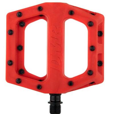 Paar dmr v11 flat pedalen rood