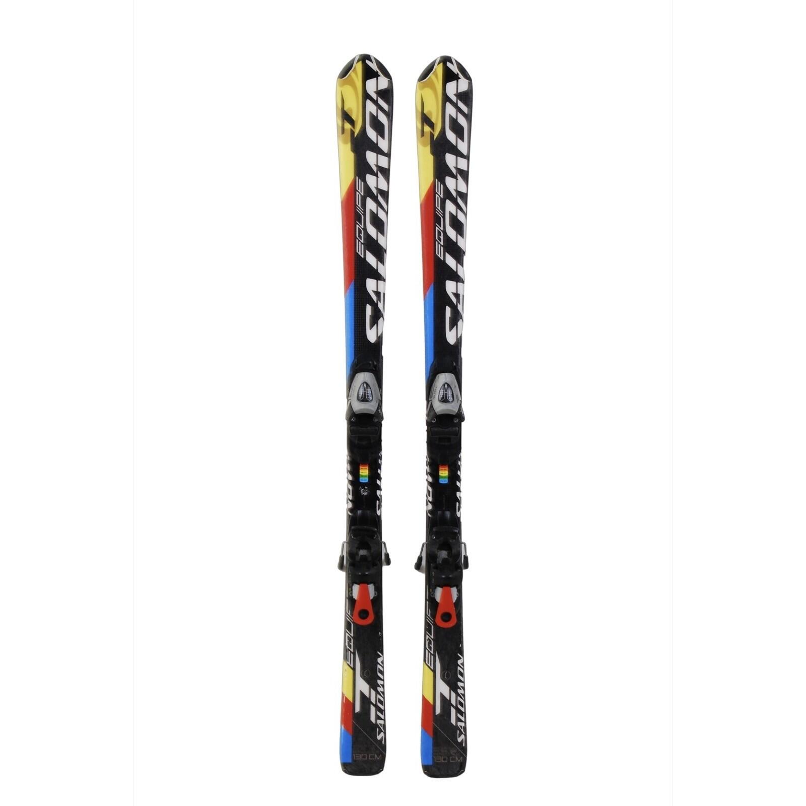 SALOMON RECONDITIONNE - Ski Junior Salomon Equipe T + Fixations