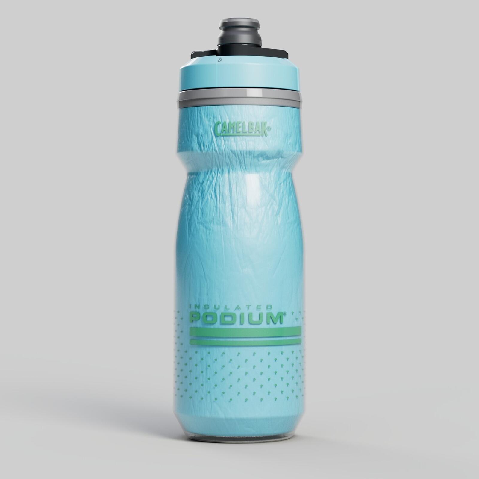Camelbak - Bidon Isotherme Camelbak Podium Insulated Chill Crystal Blue Turquoise - 620ml - Gourde - Bleu - 600 Ml - Decathlon
