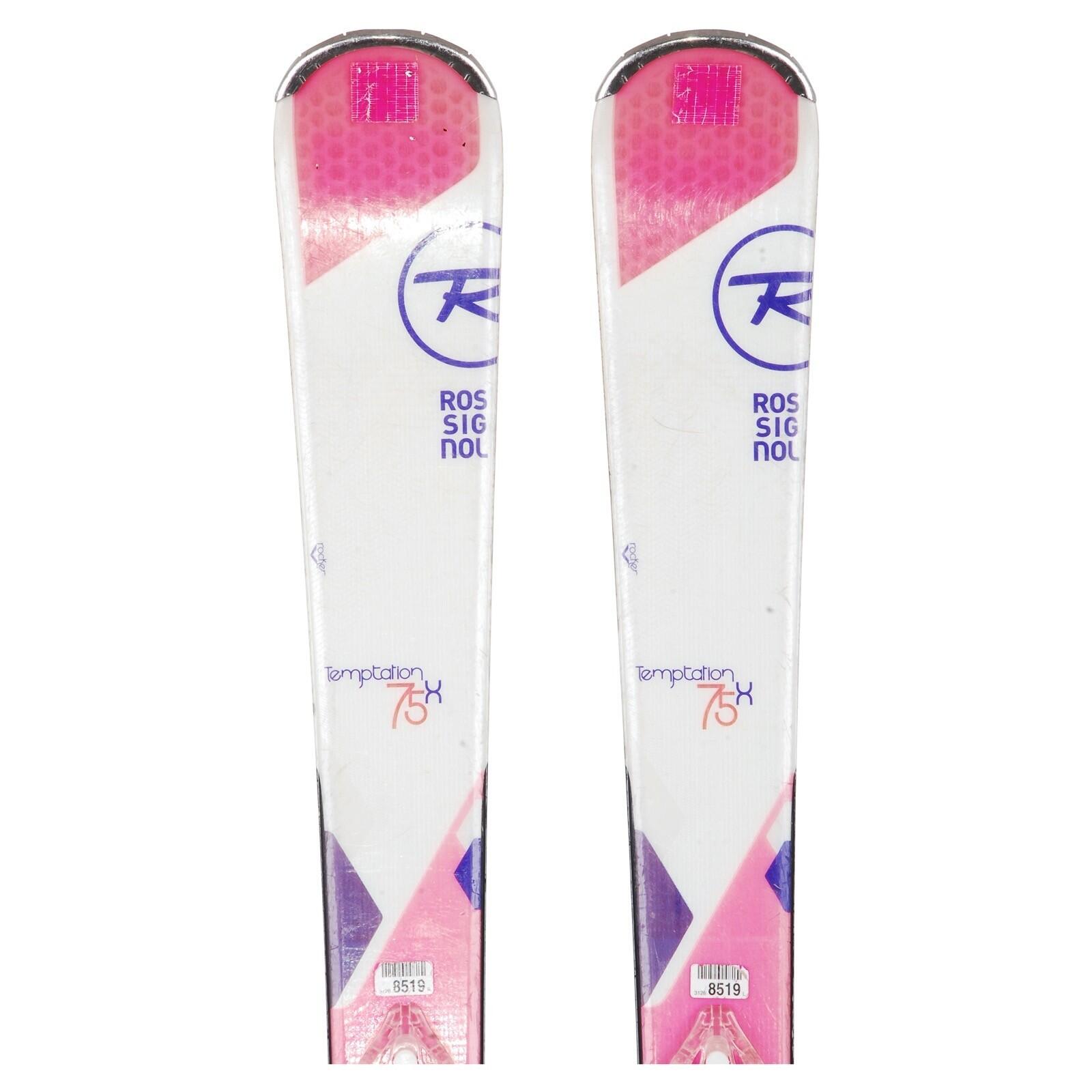 RECONDITIONNE - Ski Rossignol Temptation 75x + Fixations 2/4