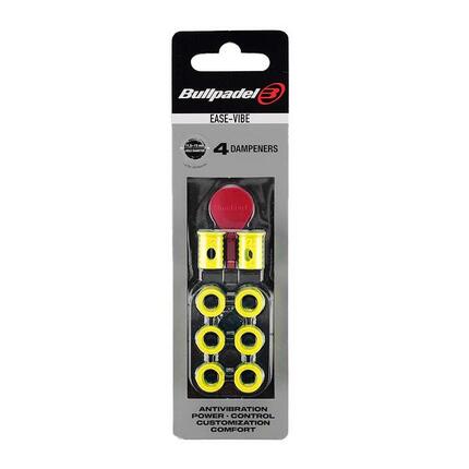 BLISTER (4PCS) VIBRATION DAMPENER BULLPADEL EASE VIBE YELLOW