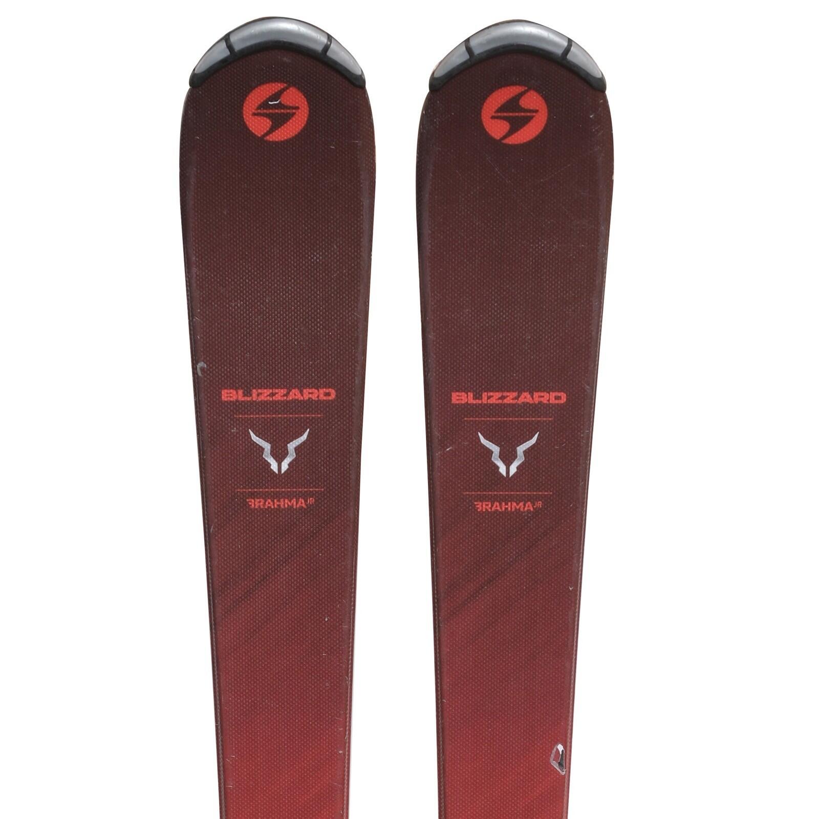 Blizzard - Reconditionne - Ski Junior Blizzard Brahma Jr + Fixations - Correct - Skis - Rouge - 120 Cm - Decathlon