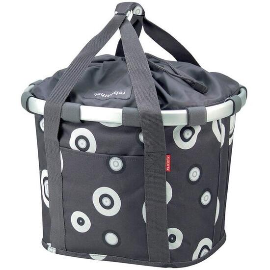 Klickfix City-Tasche Bikebasket anthrazit, 35x28x26cm, Reisenthel
