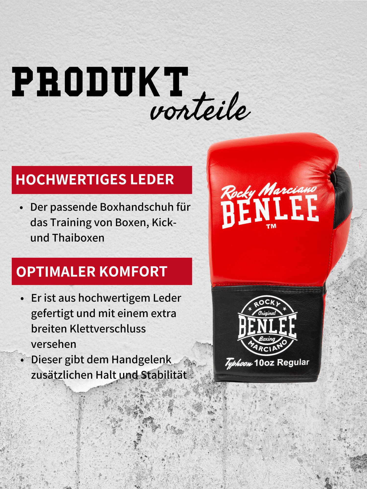 Guantes de boxeo Benlee Typhoon 7/7