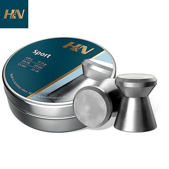 Śrut do wiatrówek Glat 0,89 grama kal. 5,5 mm 250 sztuk