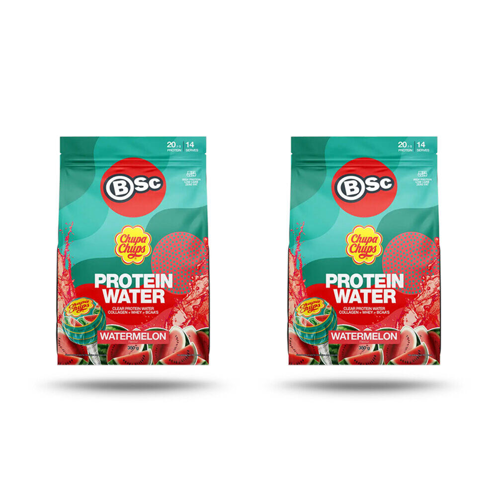 2PK BSc x Chupa Chups Protein Water Mix Post Workout 14 Serves 350g Watermelon
