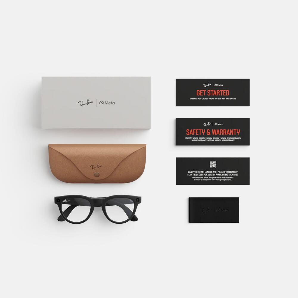 [Pre-order] Rayban Meta Headliner Gen 2-Matte Black / Clear (Parallel ...