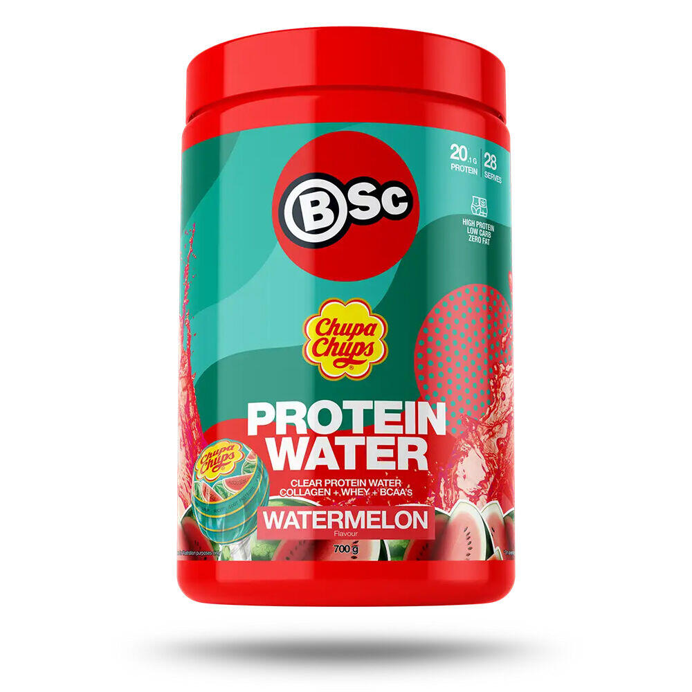 BSc Chupa Chups Protein Water Post Workout 28 Serves 700g Watermelon