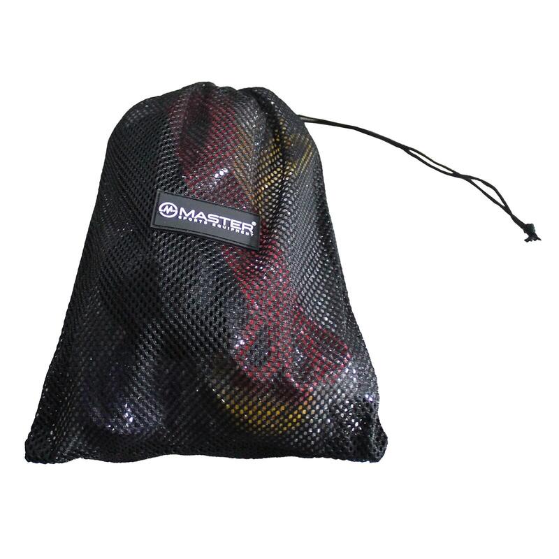 Sada 4 posilovacích gum MASTER Latex Power Band 2-55 kg