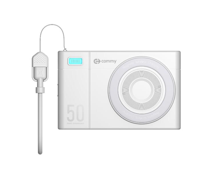 Commy Powerbank Magnetic PB-W003 5000mAh 3in1 (CCC) Fastcharge PD22.5W ...