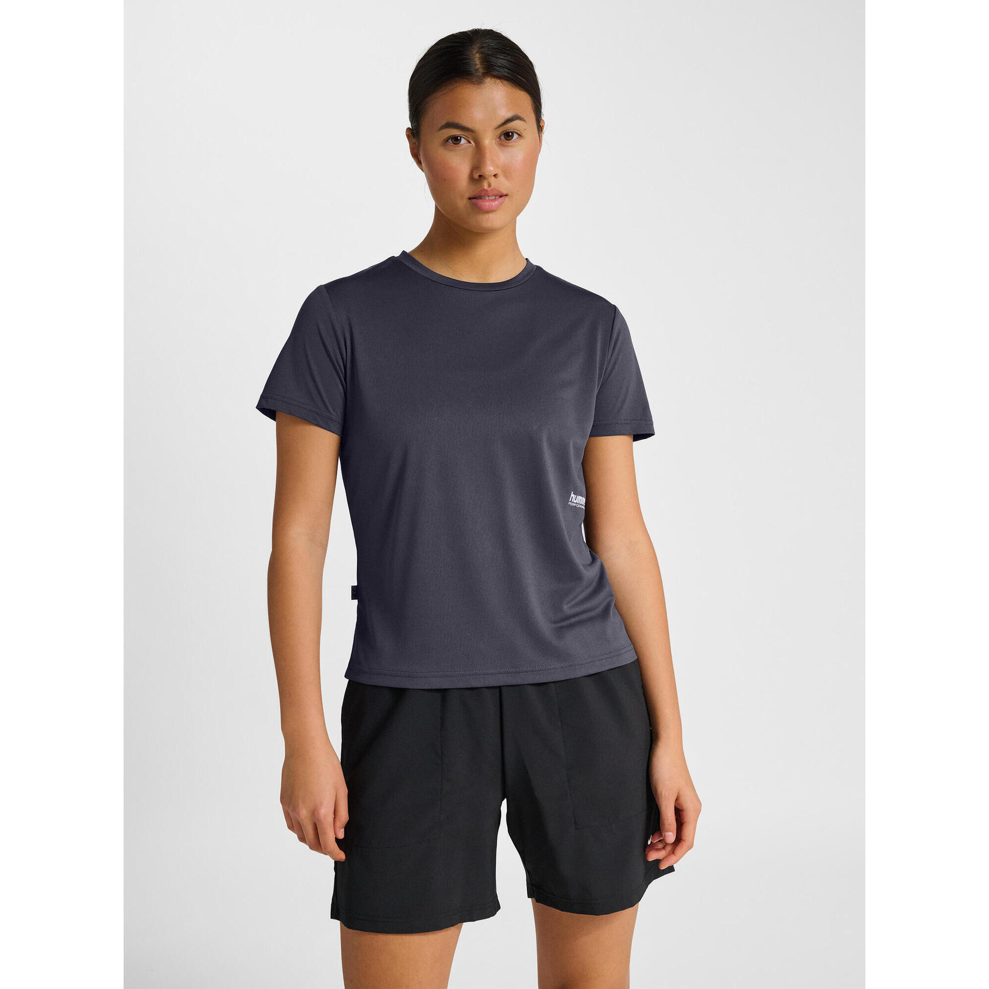Hummel - Enfiler T-shirt Hmlpulse Femme Hummel - T-shirt Manches Courtes - Gris|marron - 42 M/l - Decathlon