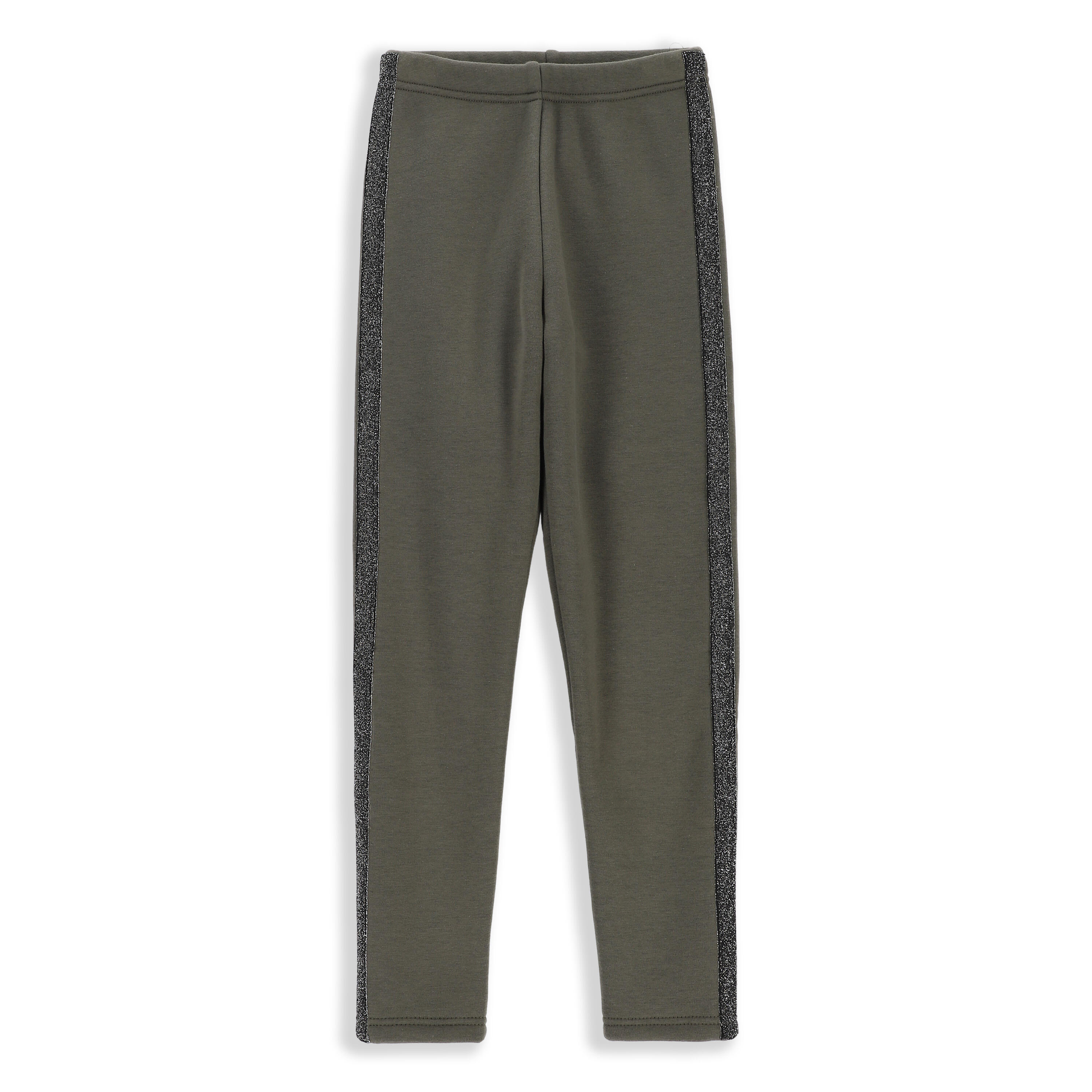 Legginsy turystyczne dziewczęce khaki Lemon Explore ZL3 ocieplane