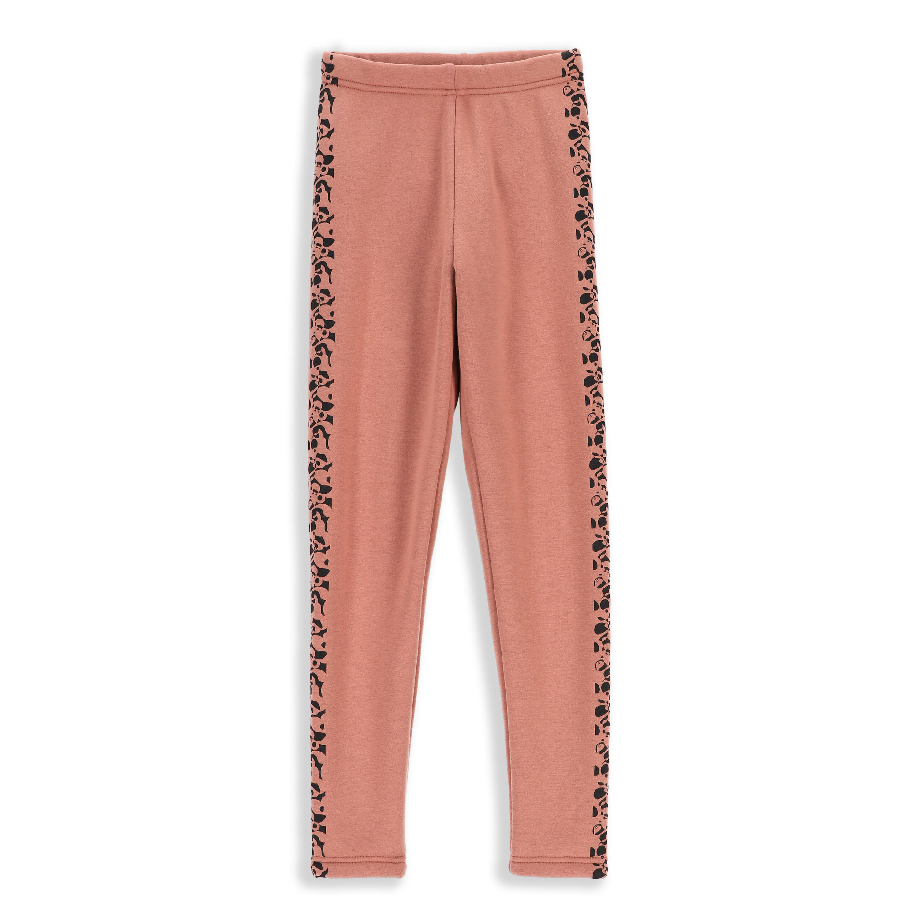 Legginsy turystyczne dziewczęce brązowe Lemon Explore ZL3 ocieplane