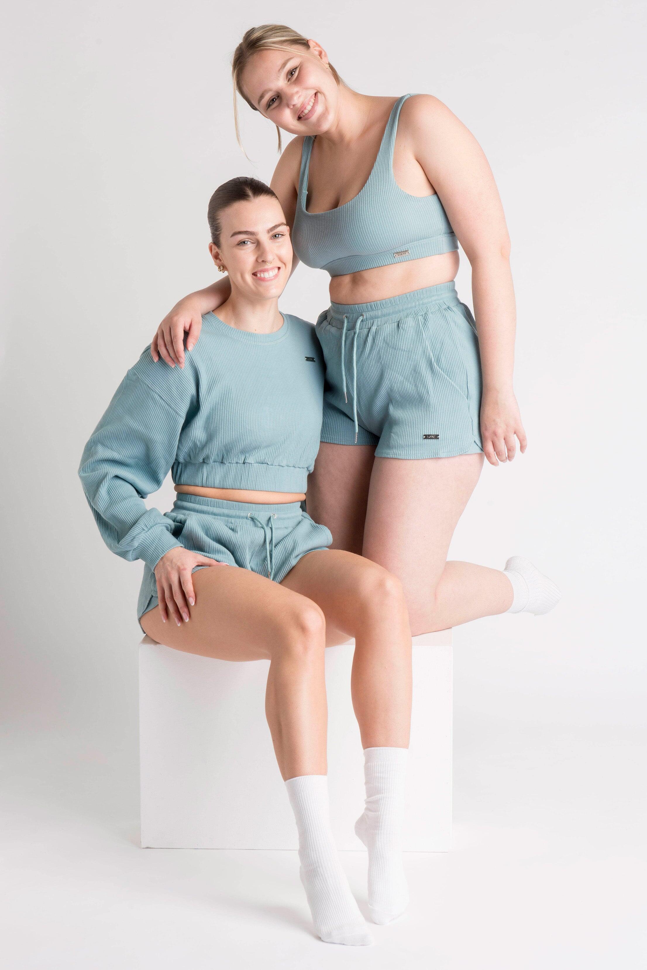 Aesthetic Wolf Loewi Calções Canelada - Mulher Azul da Decathlon