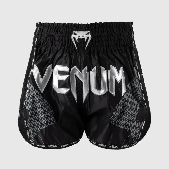 Venum Nexus Muay Thai Shorts Black/Silver M