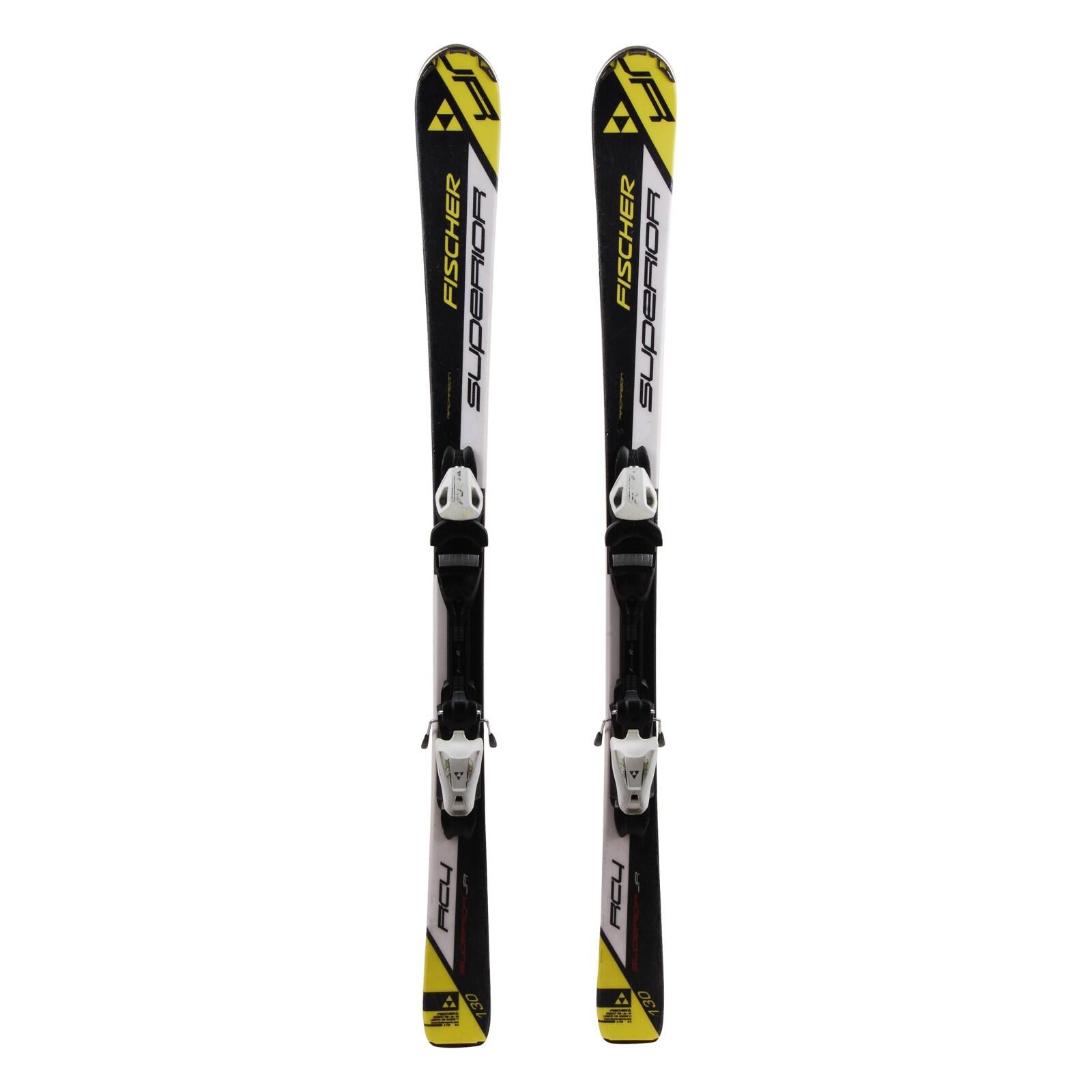 Fischer - Reconditionne - Ski Junior Fischer Superior Rc4 + Fixations - Skis - Multicolore|noir - 120 Cm - Decathlon