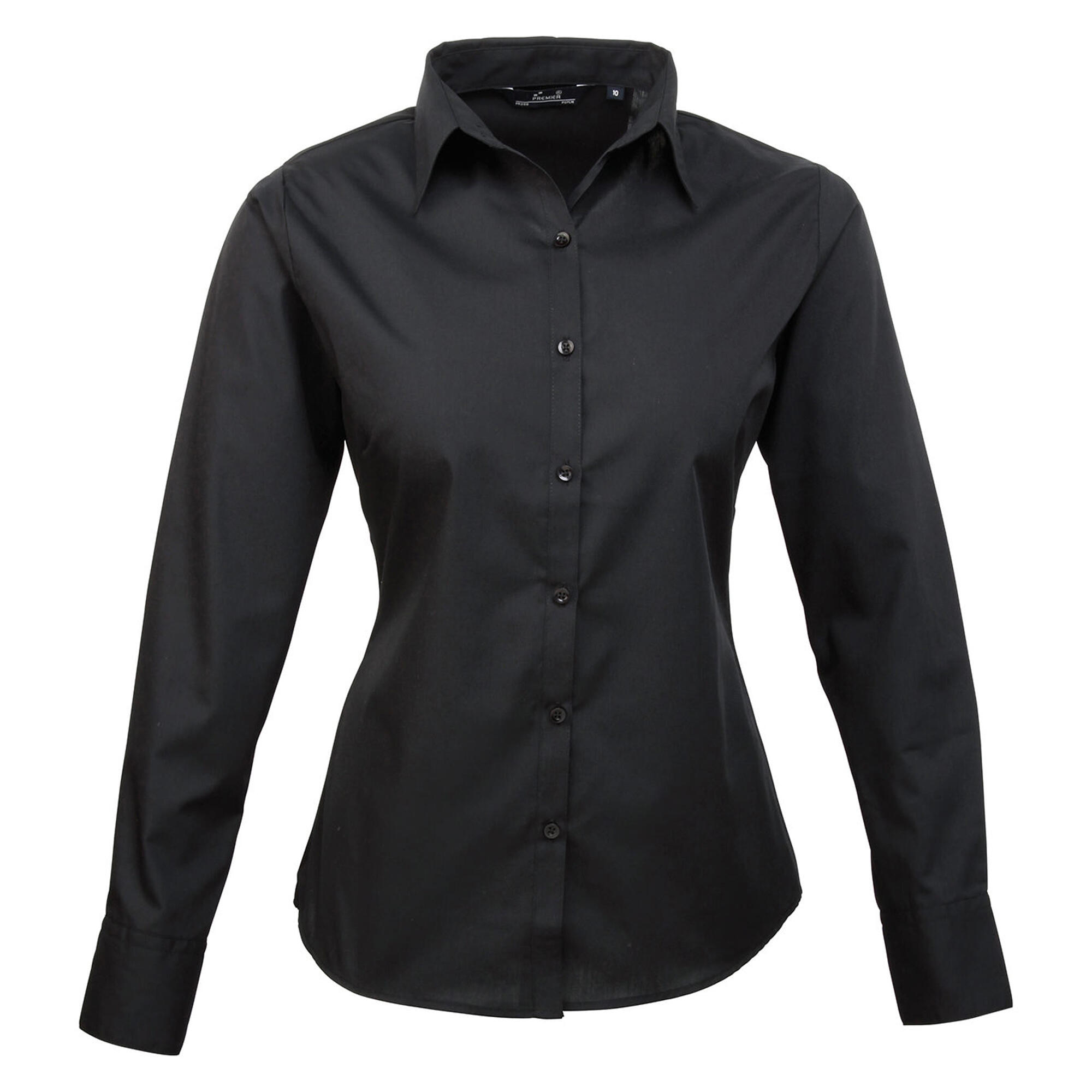 Camicetta Manica Lunga Donna Premier Nero 2/6