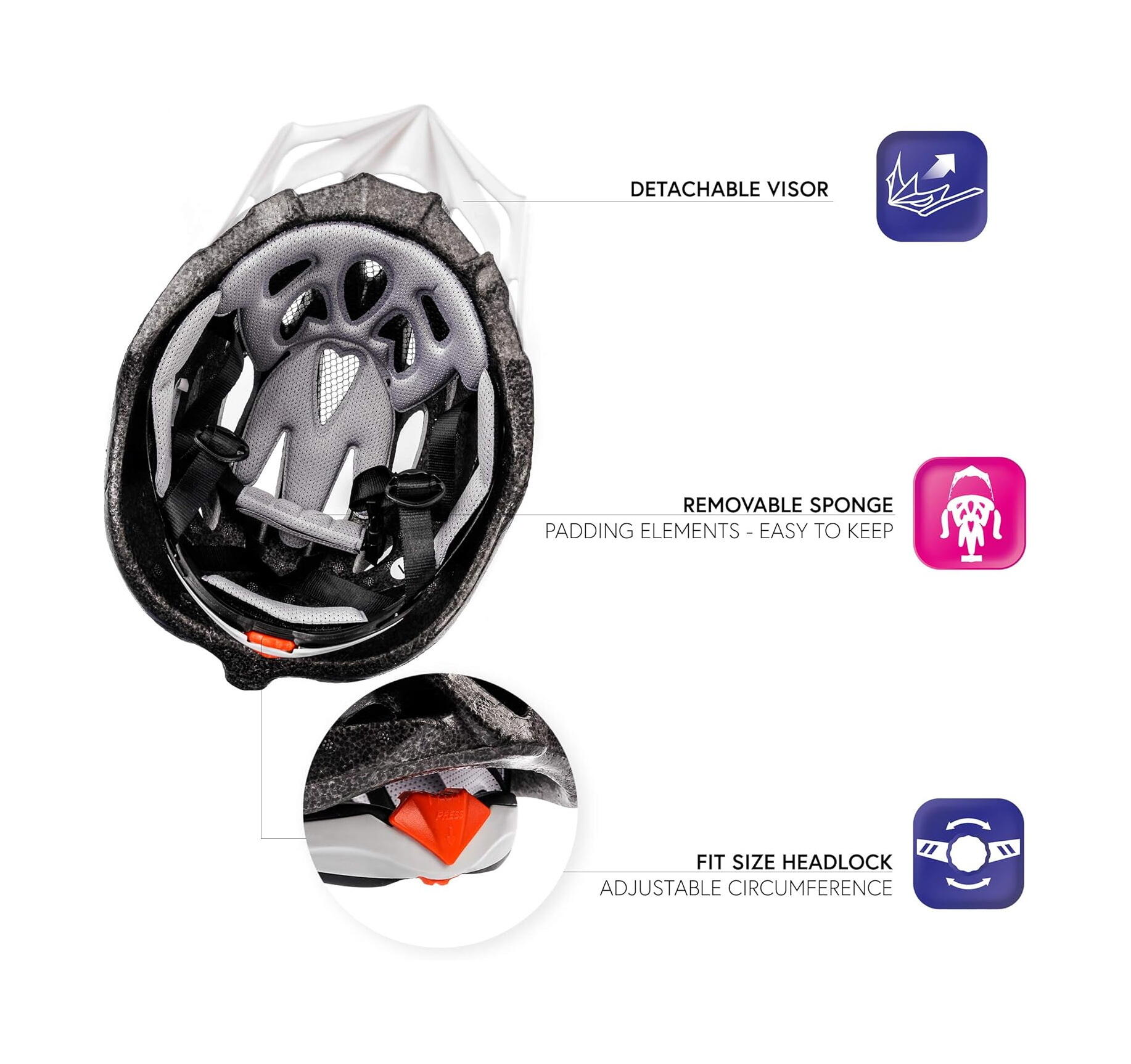 Casco de Ciclismo Meteor MTB - Drizzle 6/7