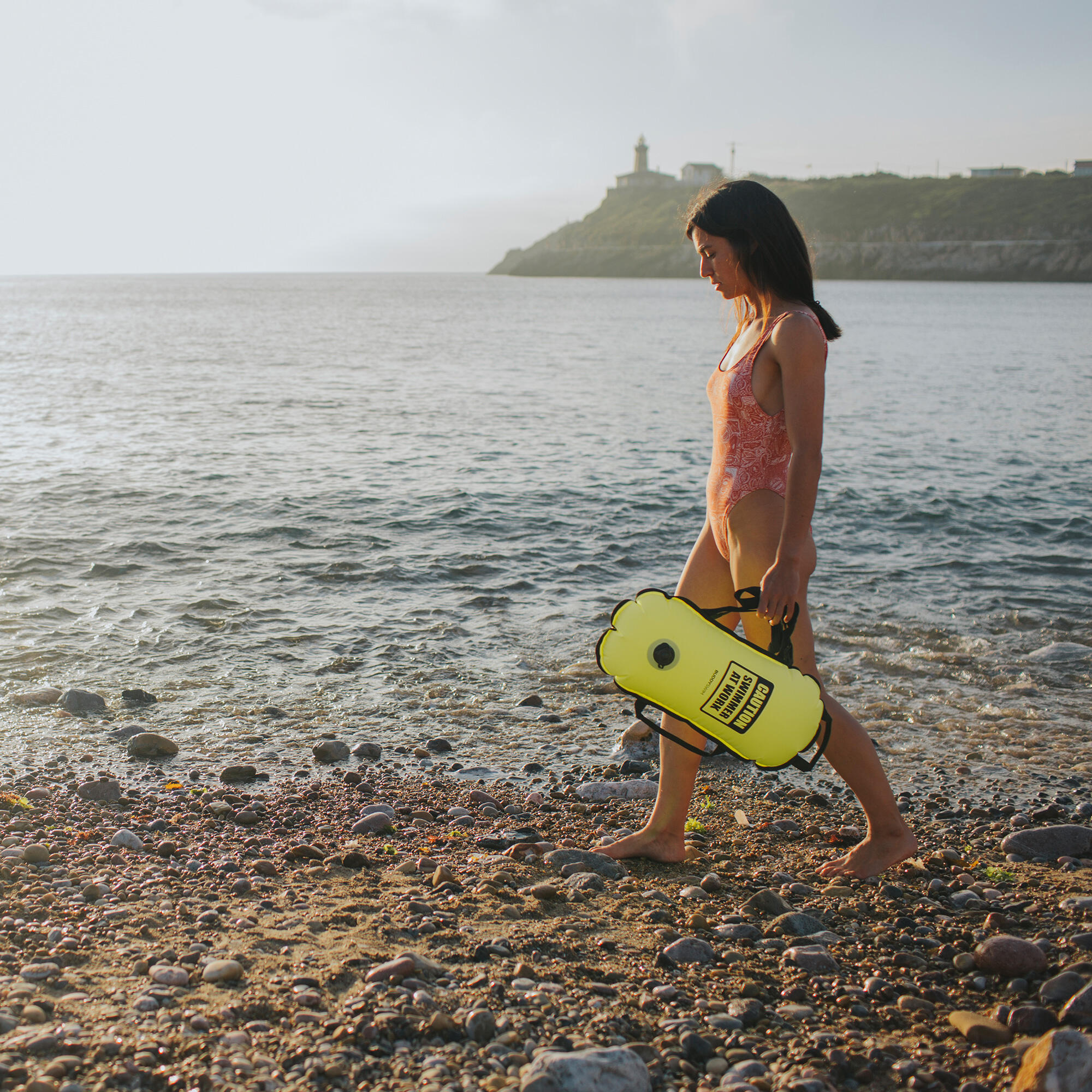 Boa per il nuoto in acque libere Ultralight Buddyswim Giallo 5/8