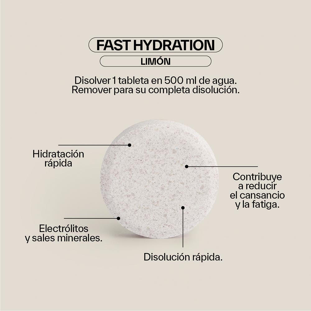 Hidratación Rápida Tabletas con Sabor a Limón 4/5