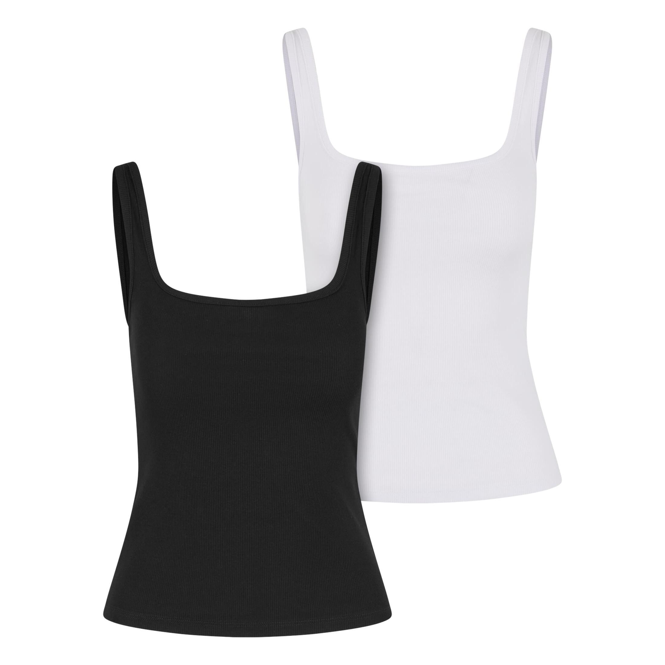URBAN CLASSICS Women's wide neck tank top Urban Classics (x2)