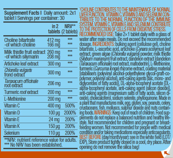 Chardon marie - Liver Aid - 60 Comprimés 3/5