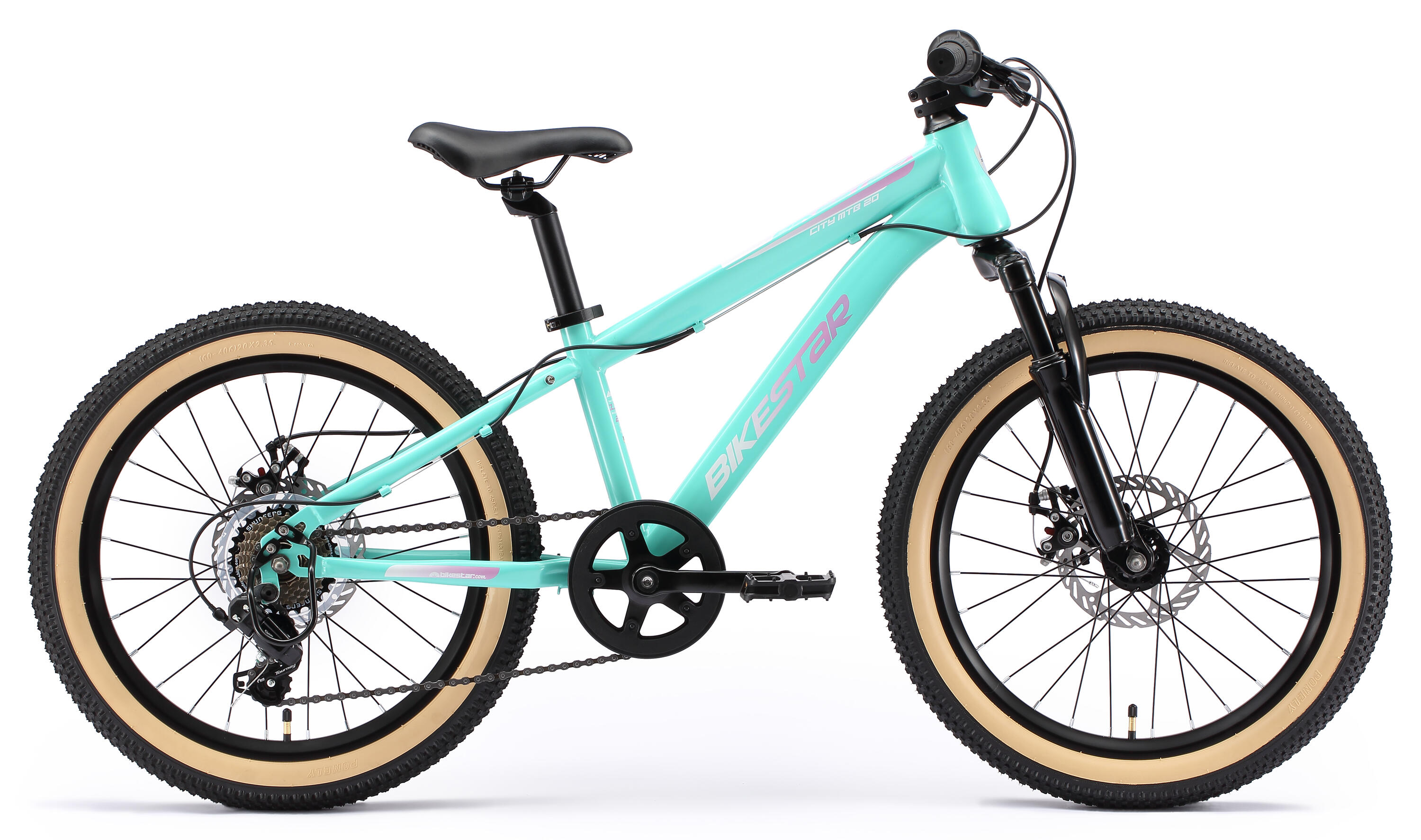 MTB 20" bici bambini 6 anni, hardtail, 7 velocità, freno a disco 2/6