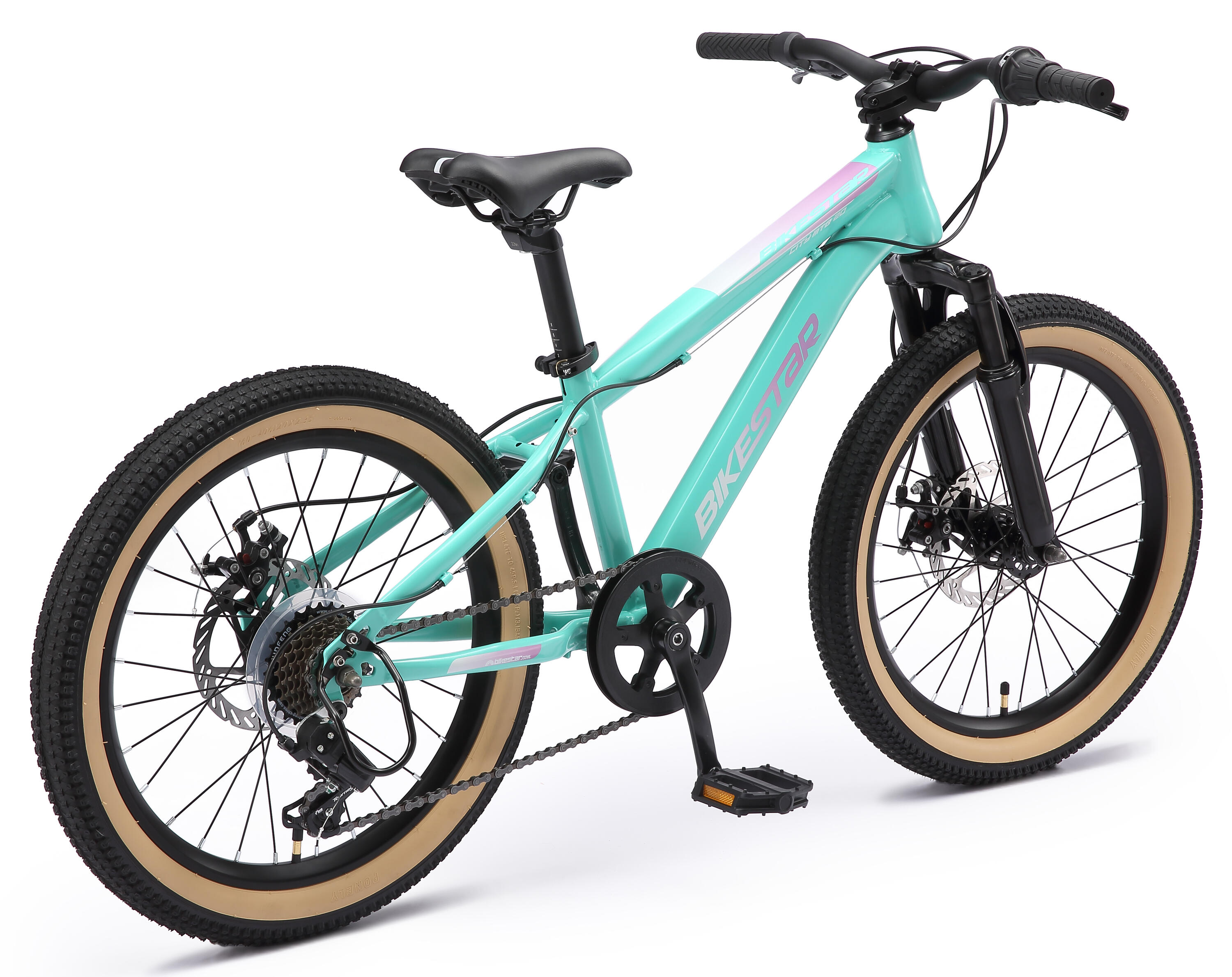 MTB 20" bici bambini 6 anni, hardtail, 7 velocità, freno a disco 4/6