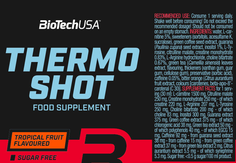 thermmo Shot - 60ml Tropical Punch von Biotech USA 3/6