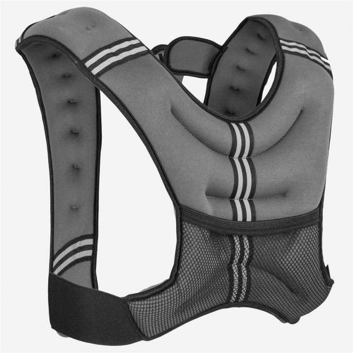 Gilet zavorrato Gorilla Sports X-Style neoprene grigio riflettente 2/7