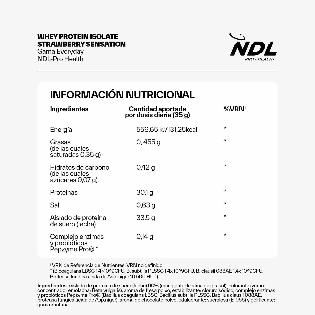 Whey Protein Isolate Strawberry Sensation 1Kg 3/4